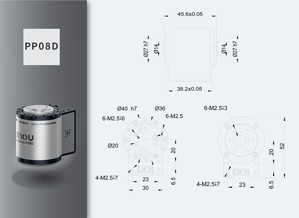 pp08D servo actuator