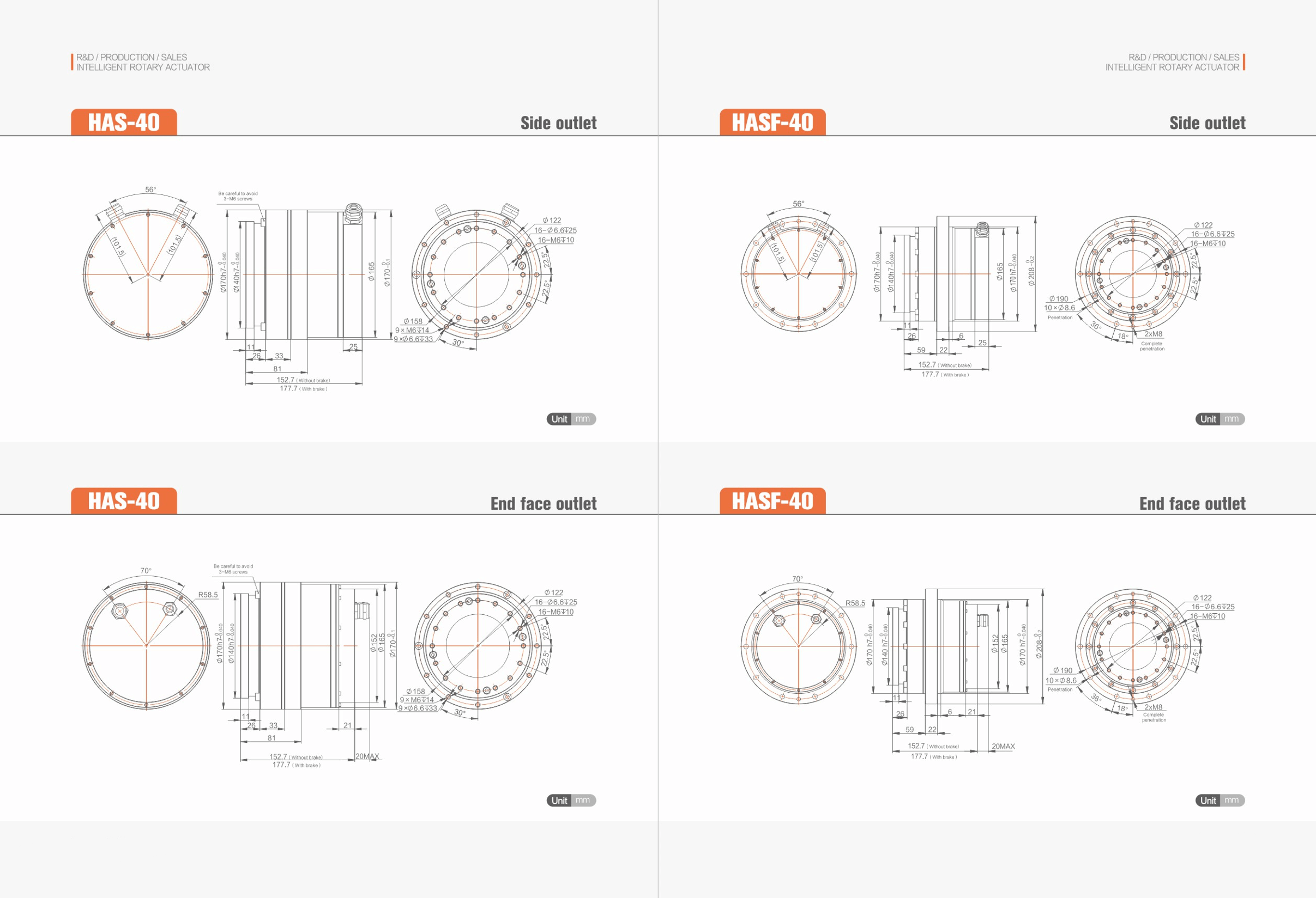 Medium Solid Rotary Actuator