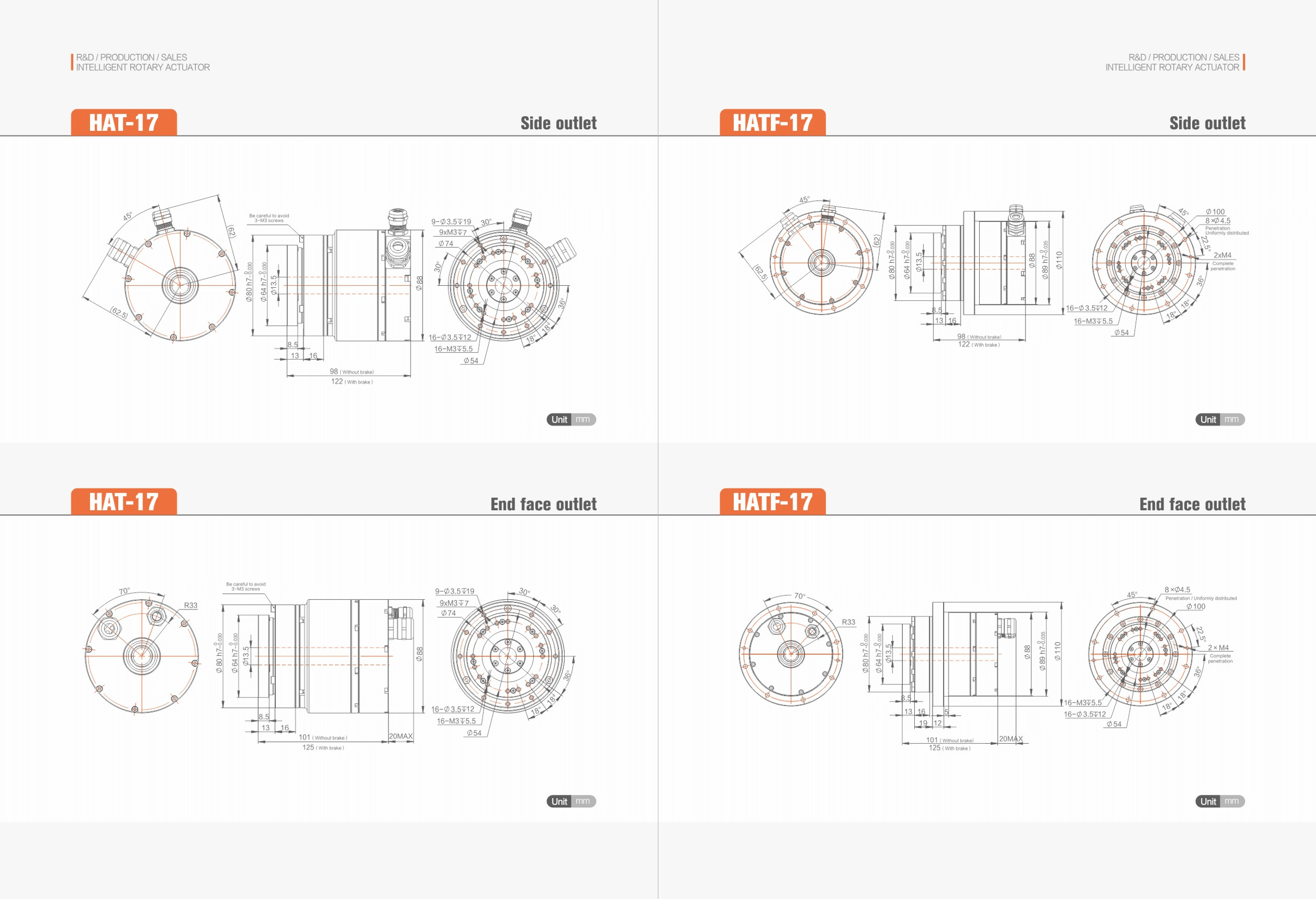 glass Rotary Actuator